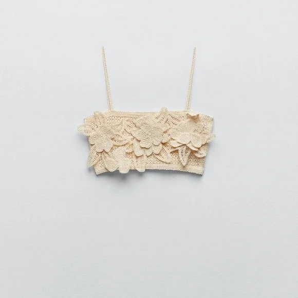 Zara crochet crop top - Picture 9 of 11